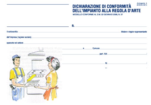 Dichiarazioni di conformità e dichiarazioni di rispondenza